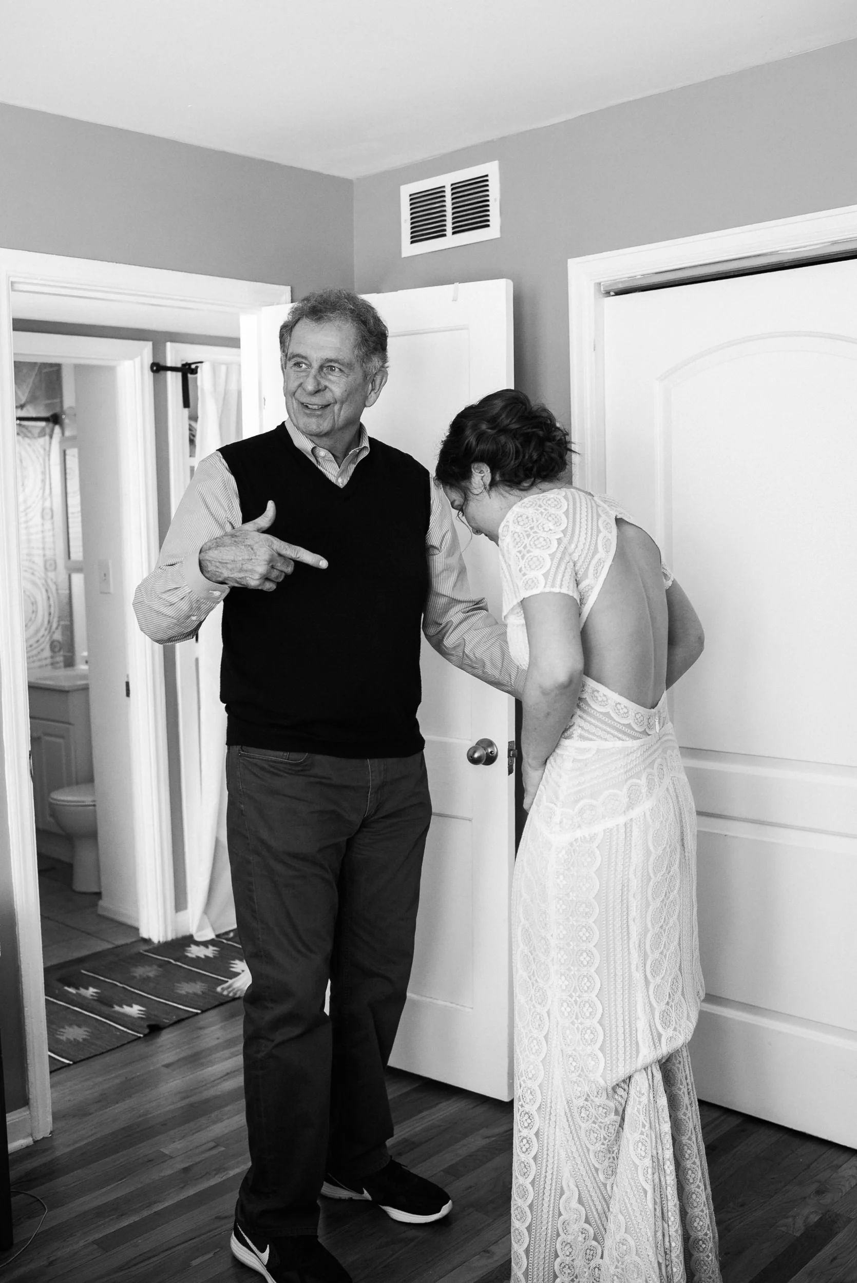 Father and Bride at Colorado Wedding Photographers