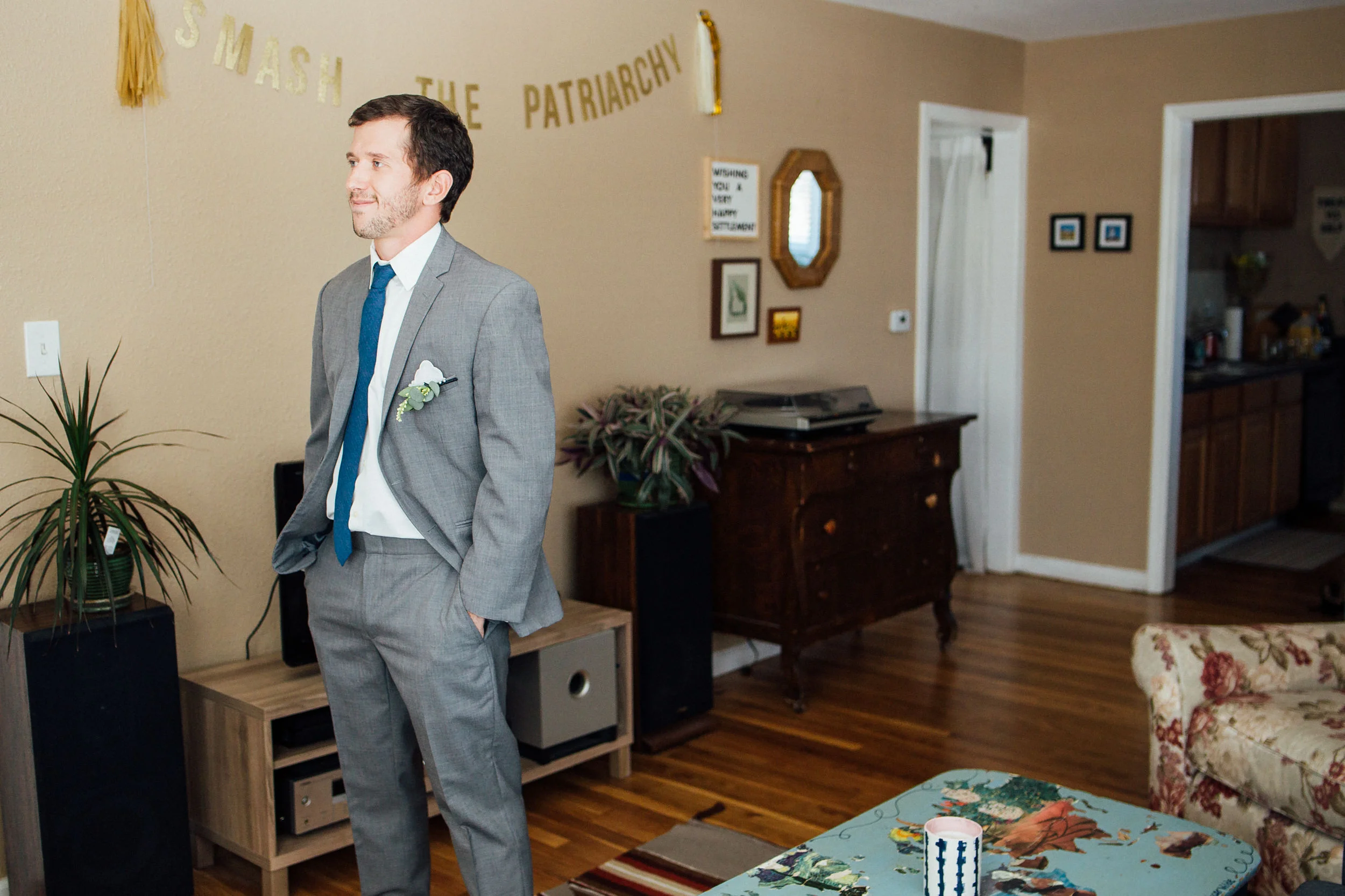 First look of Colorado wedding-Colorado Kate Photography