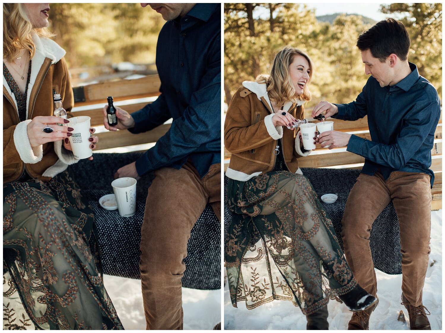  Lost Gulch Outlook Engagement Session, Colorado engagement photographer, Boulder Colorado Engagement, Mountain Engagement in Colorado, Winter Colorado Engagement, Colorado Engagement ideas, Colorado engagement inspiration, Colorado, mountain engagem