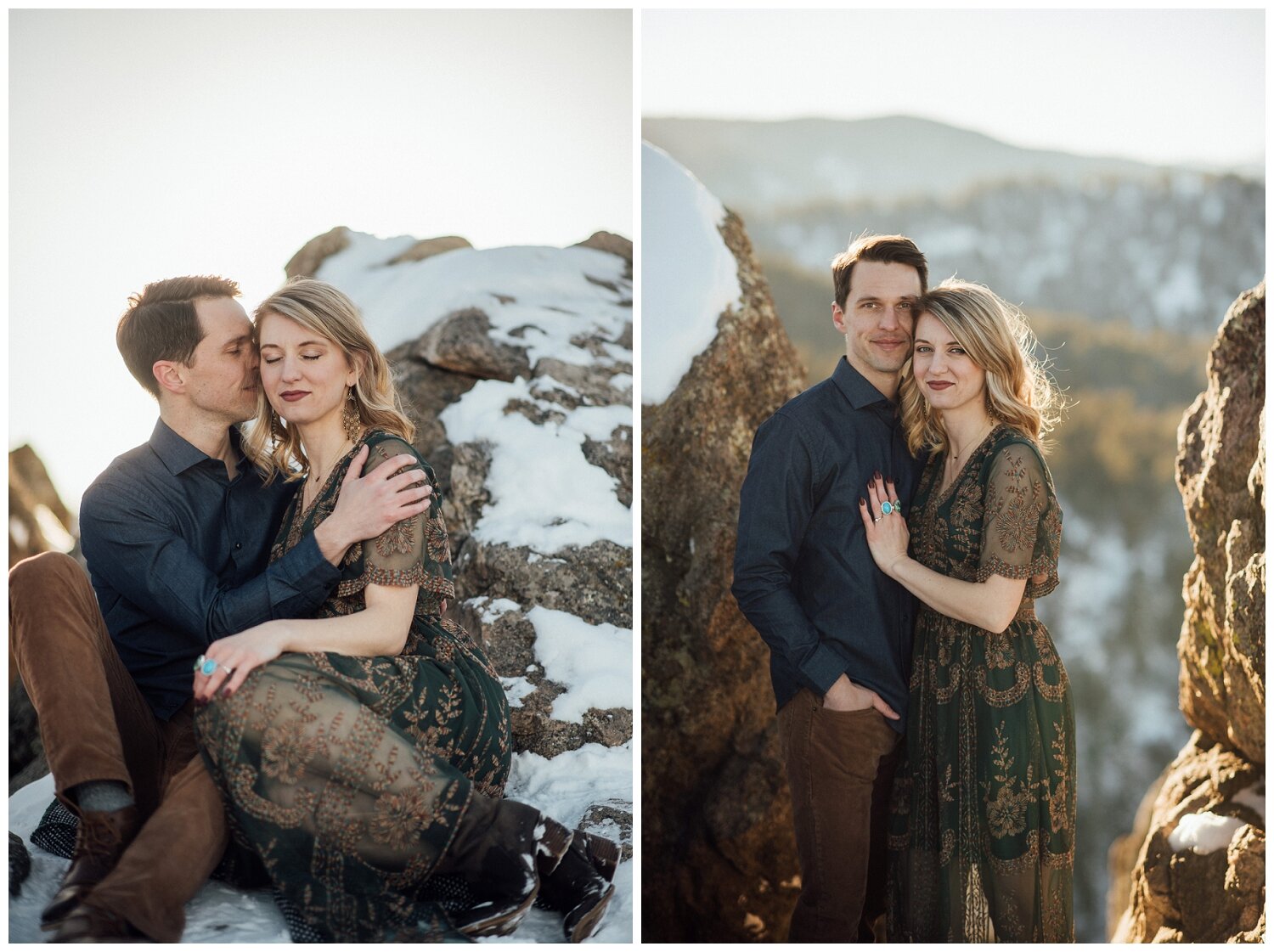  Lost Gulch Outlook Engagement Session, Colorado engagement photographer, Boulder Colorado Engagement, Mountain Engagement in Colorado, Winter Colorado Engagement, Colorado Engagement ideas, Colorado engagement inspiration, Colorado, mountain engagem