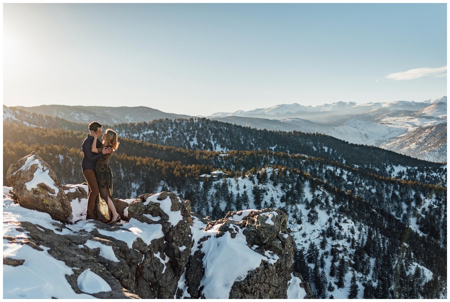  Lost Gulch Outlook Engagement Session, Colorado engagement photographer, Boulder Colorado Engagement, Mountain Engagement in Colorado, Winter Colorado Engagement, Colorado Engagement ideas, Colorado engagement inspiration, Colorado, mountain engagem