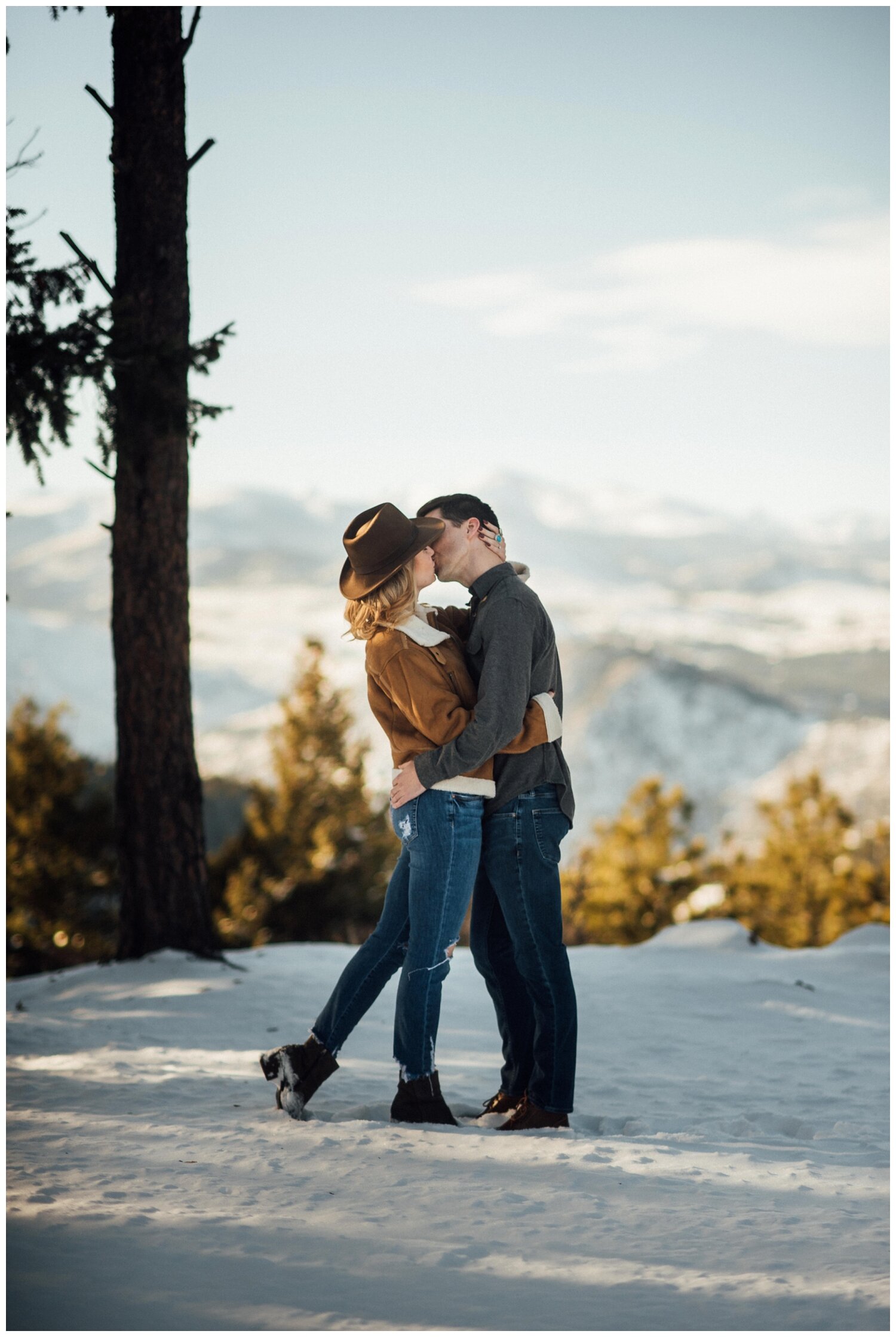  Lost Gulch Outlook Engagement Session, Colorado engagement photographer, Boulder Colorado Engagement, Mountain Engagement in Colorado, Winter Colorado Engagement, Colorado Engagement ideas, Colorado engagement inspiration, Colorado, mountain engagem