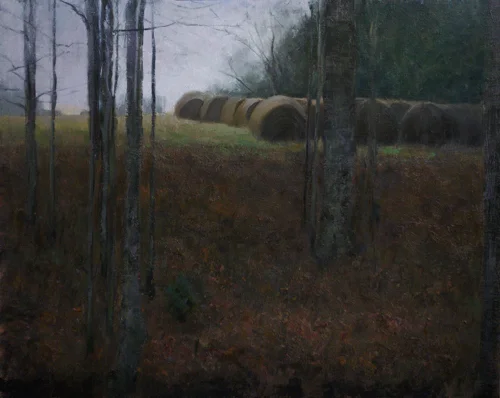 It's just a painting, a product of process, but everything before the end was a shallow-water wade into purpose.