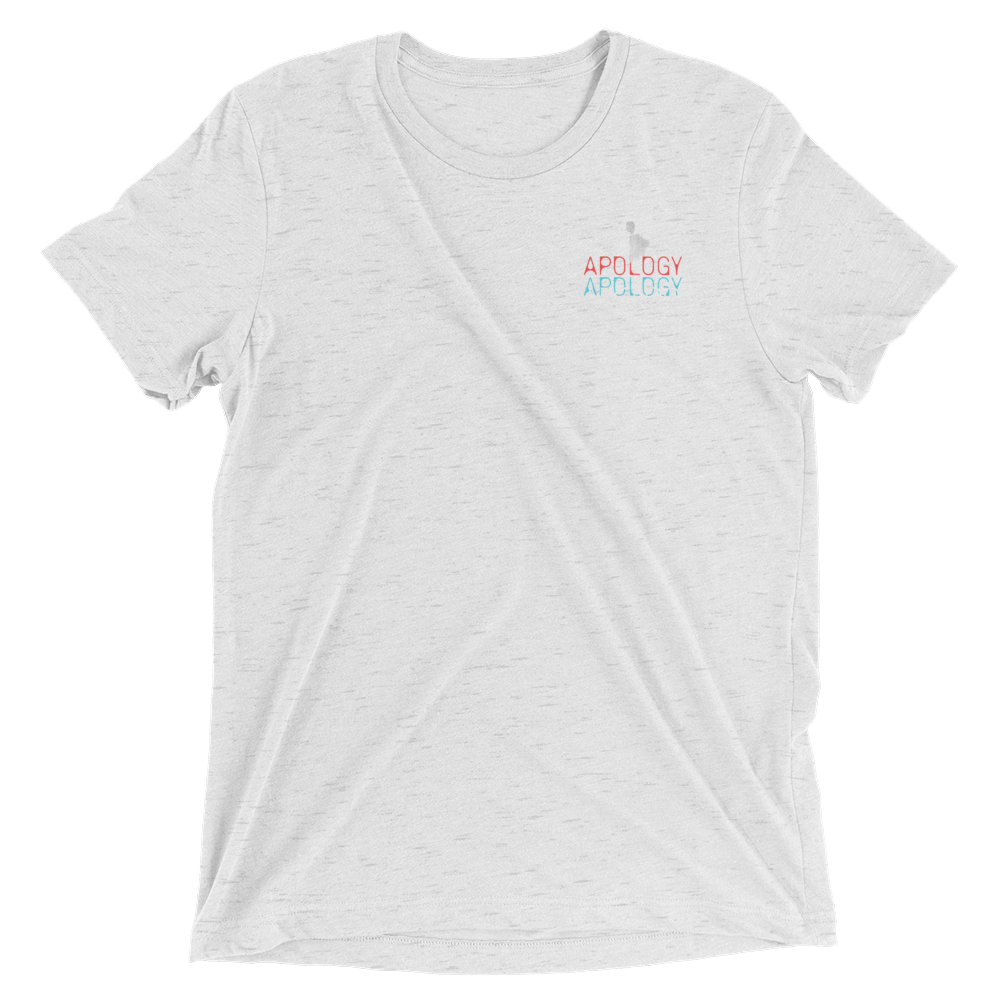 apologyCornerNoBack_mockup_Front_Flat_White-Fleck-Triblend.png