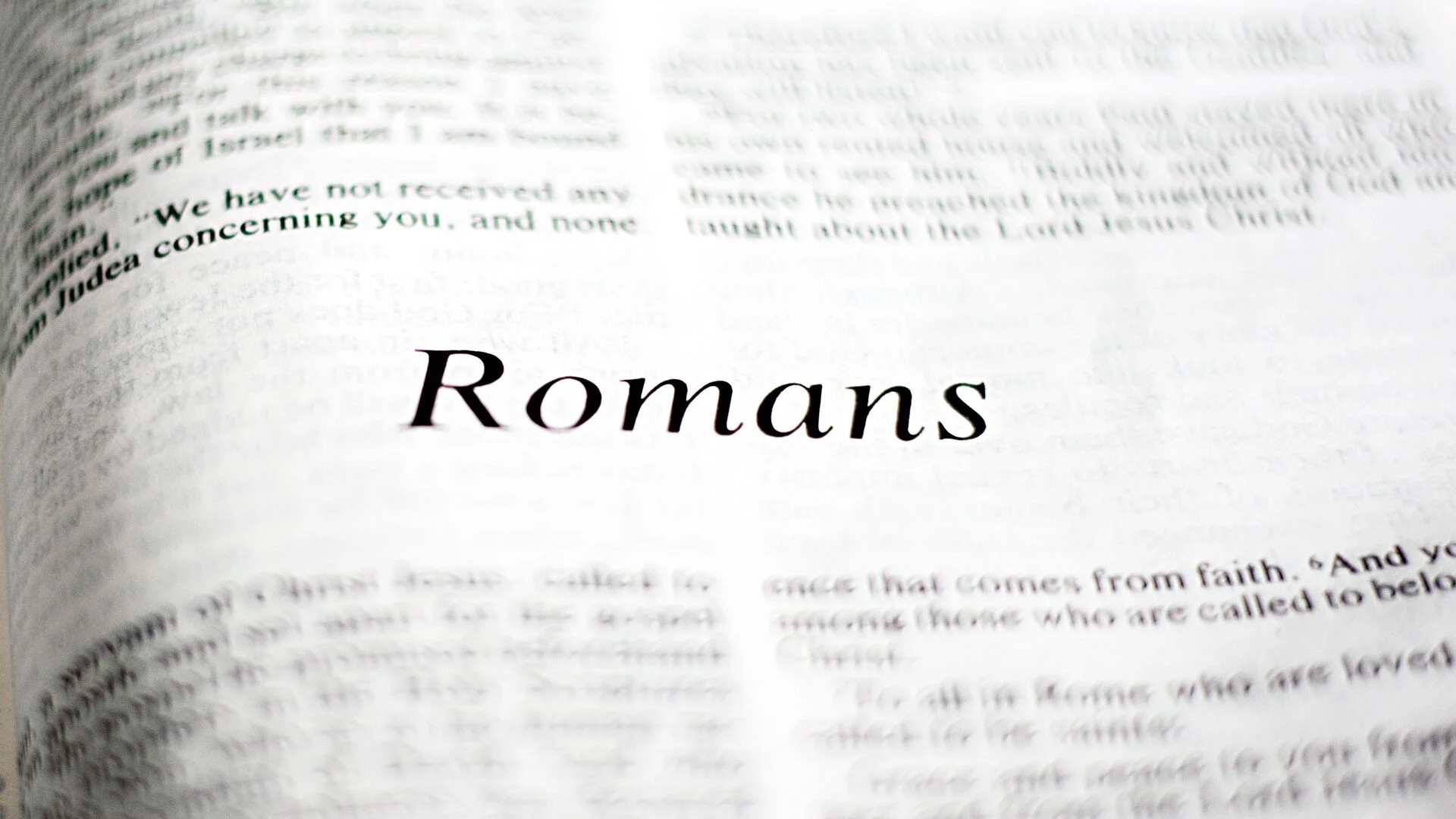 Sunday Short Series: Letter to the Romans