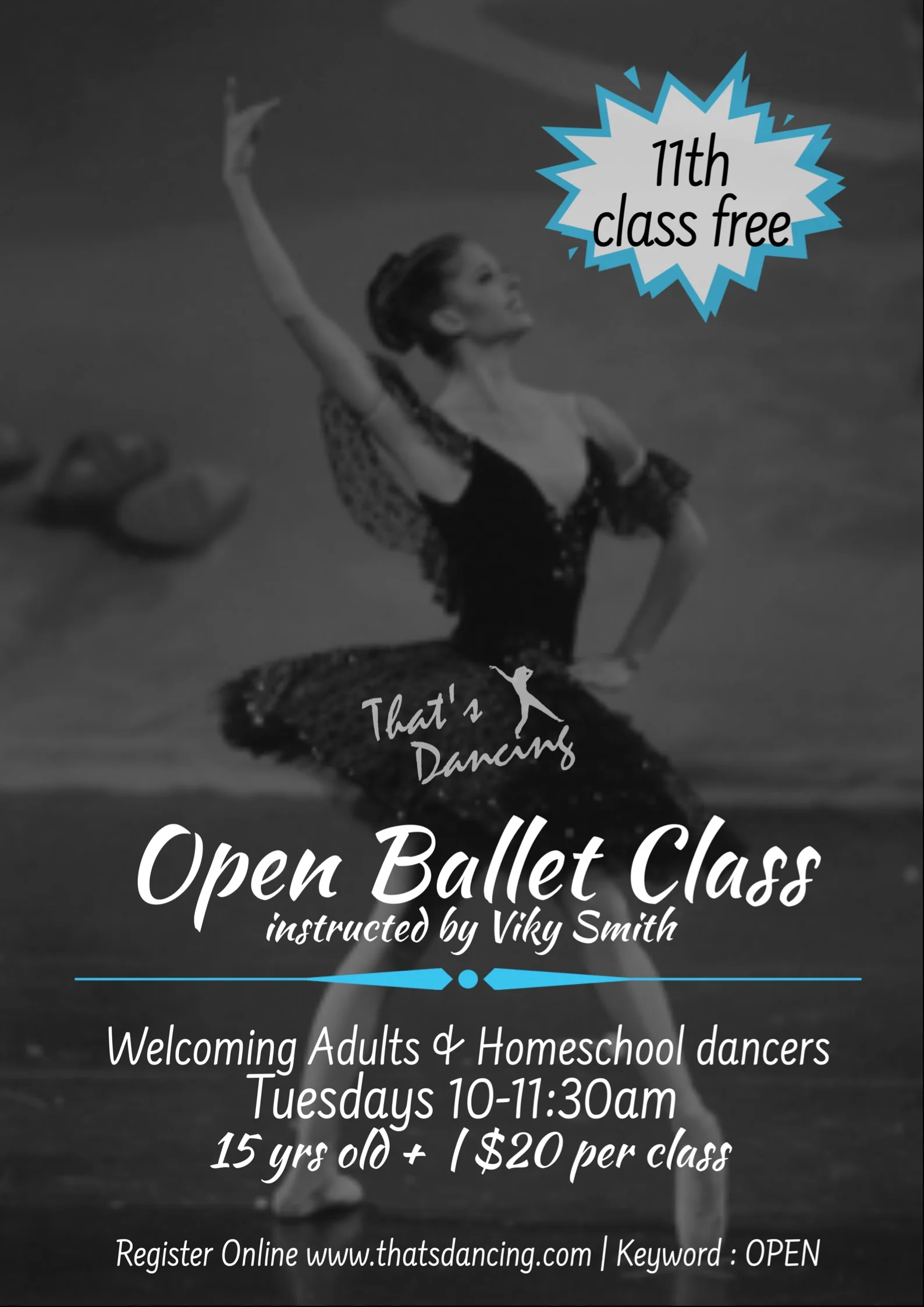 ADULT BALLET WITH VIKY SMITH