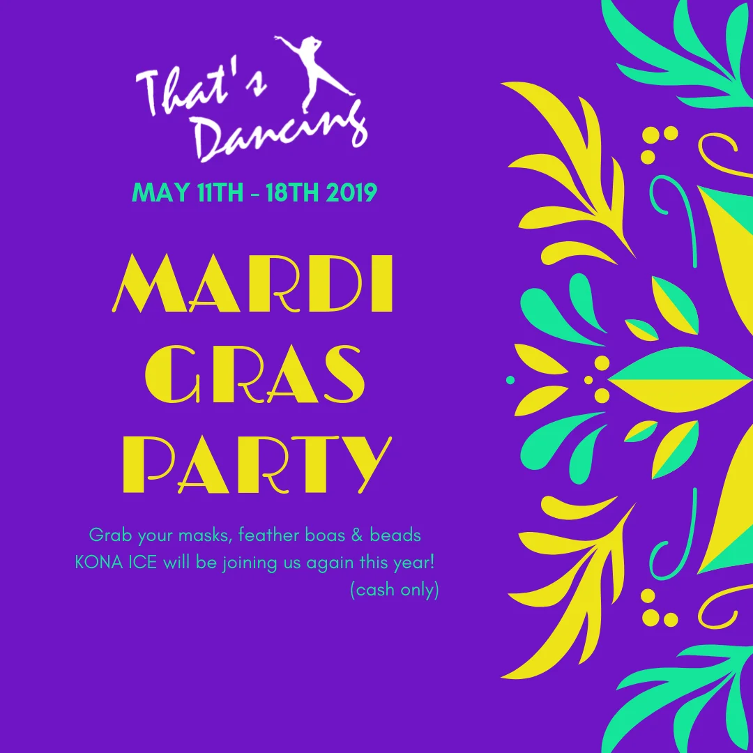 Spirit Week for 2018-2019 Dance Season