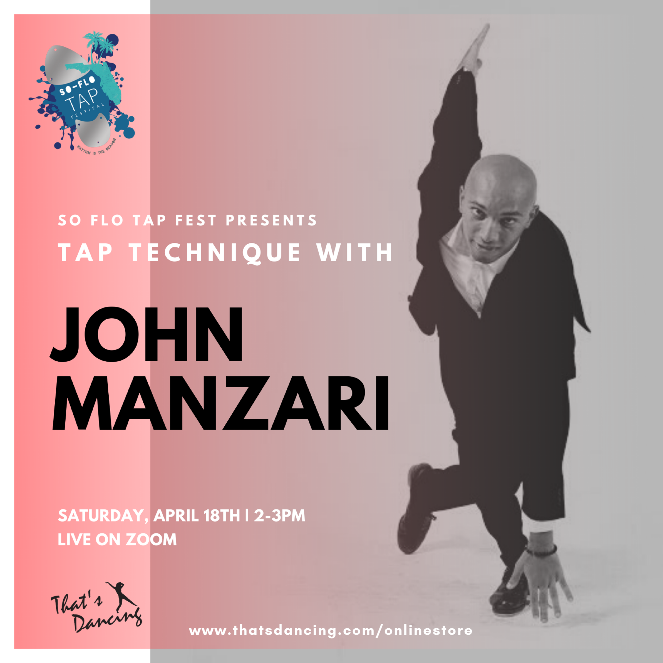 So Flo Tap Fest Present ... John Manzari LIVE on Zoom