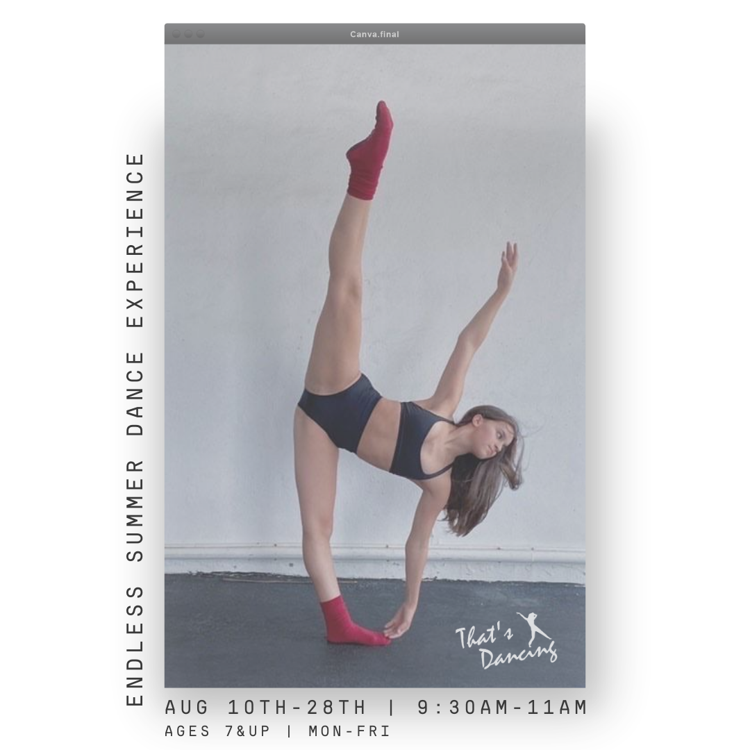 Endless Summer Dance Experience / Ages 7 &amp; up / 9:30-11am