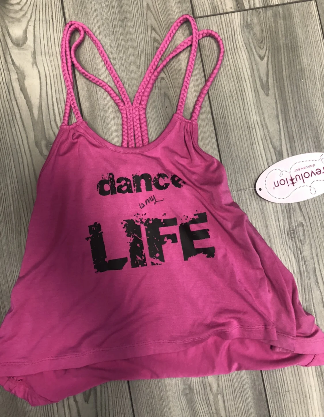 "Dance is My Life" Flowy double strap tank — That's Dancing
