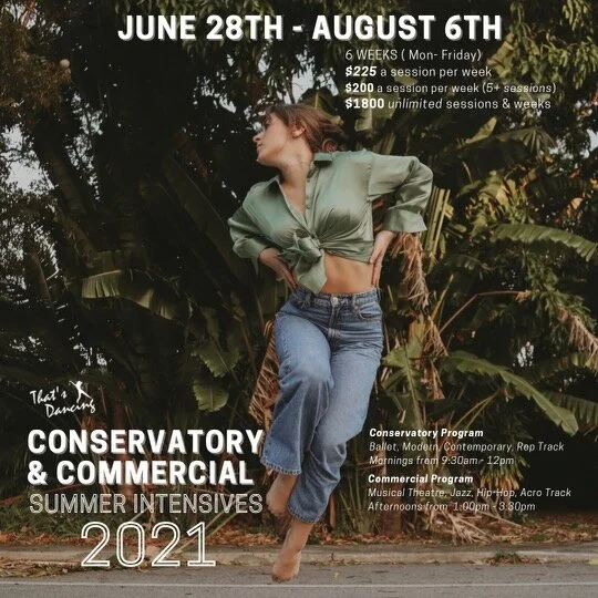 Conservatory &amp; Commercial Summer Intensives  