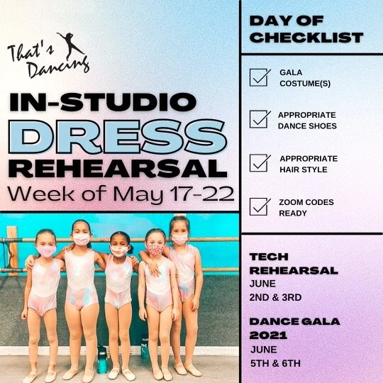 In-Studio DRESS REHEARSAL