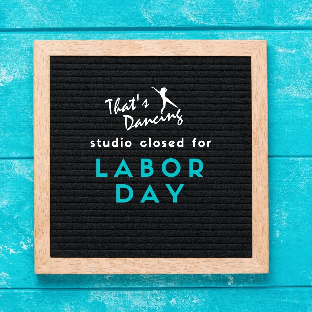 Studio Closed - Labor Day 