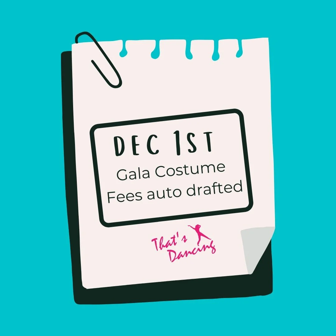 Dance Gala Costume Fees Auto-drafted