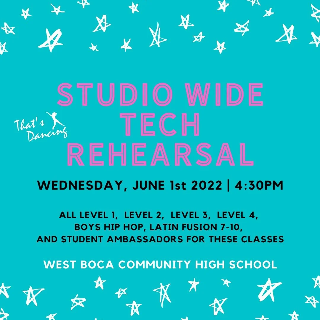 Tech Rehearsal - Off Site