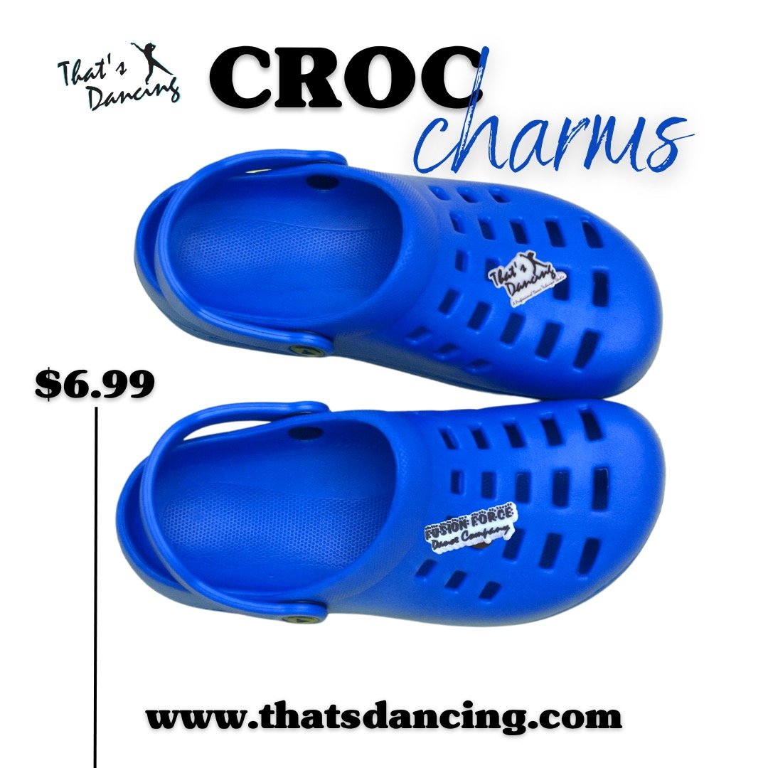 Croc Charms with TD and FFDC Logo — That's Dancing
