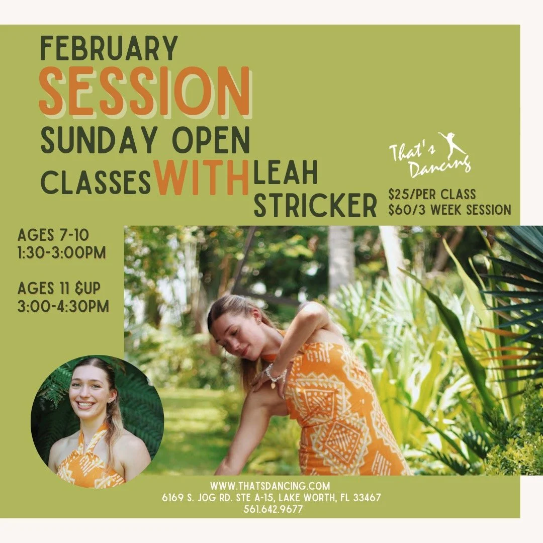 Sunday Open Class February Series with Leah Stricker