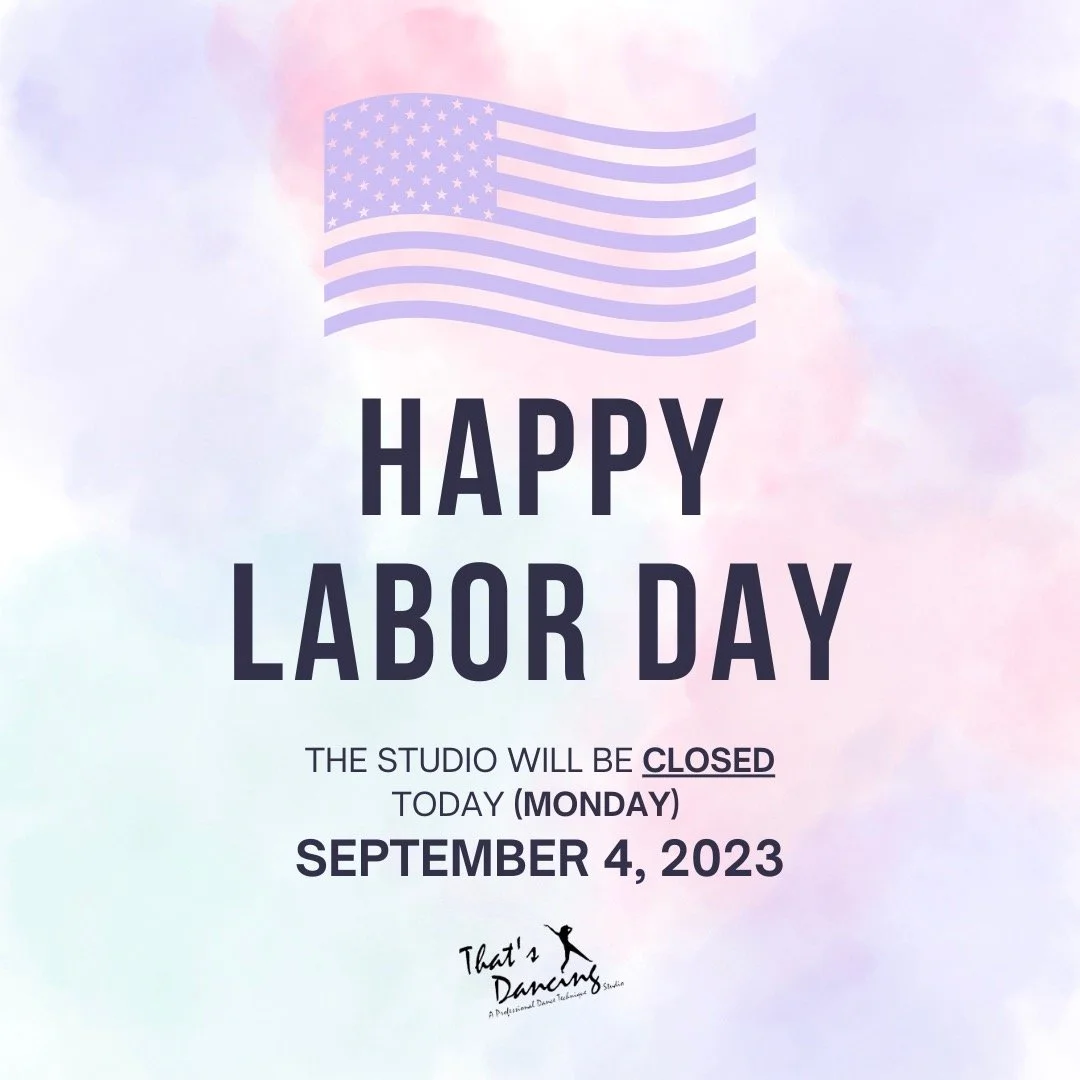 Labor Day - Studio Closed