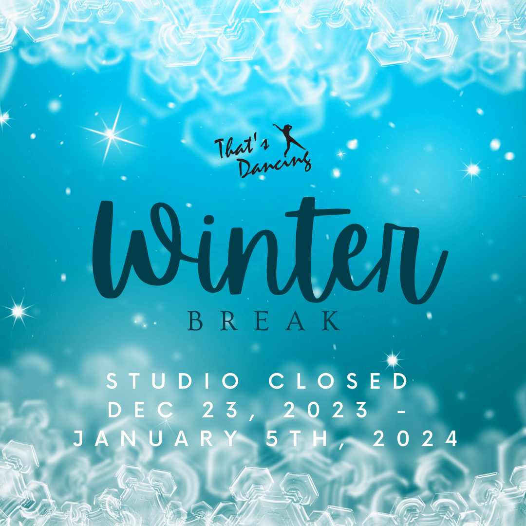 Winter Break - Studio Closed