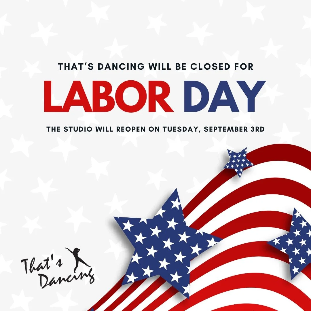 Studio Closed - Labor Day
