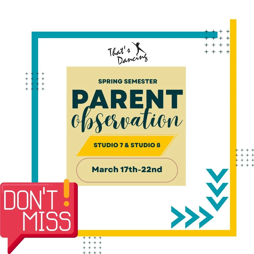 Parent Observation - Studio 7 &amp; 8