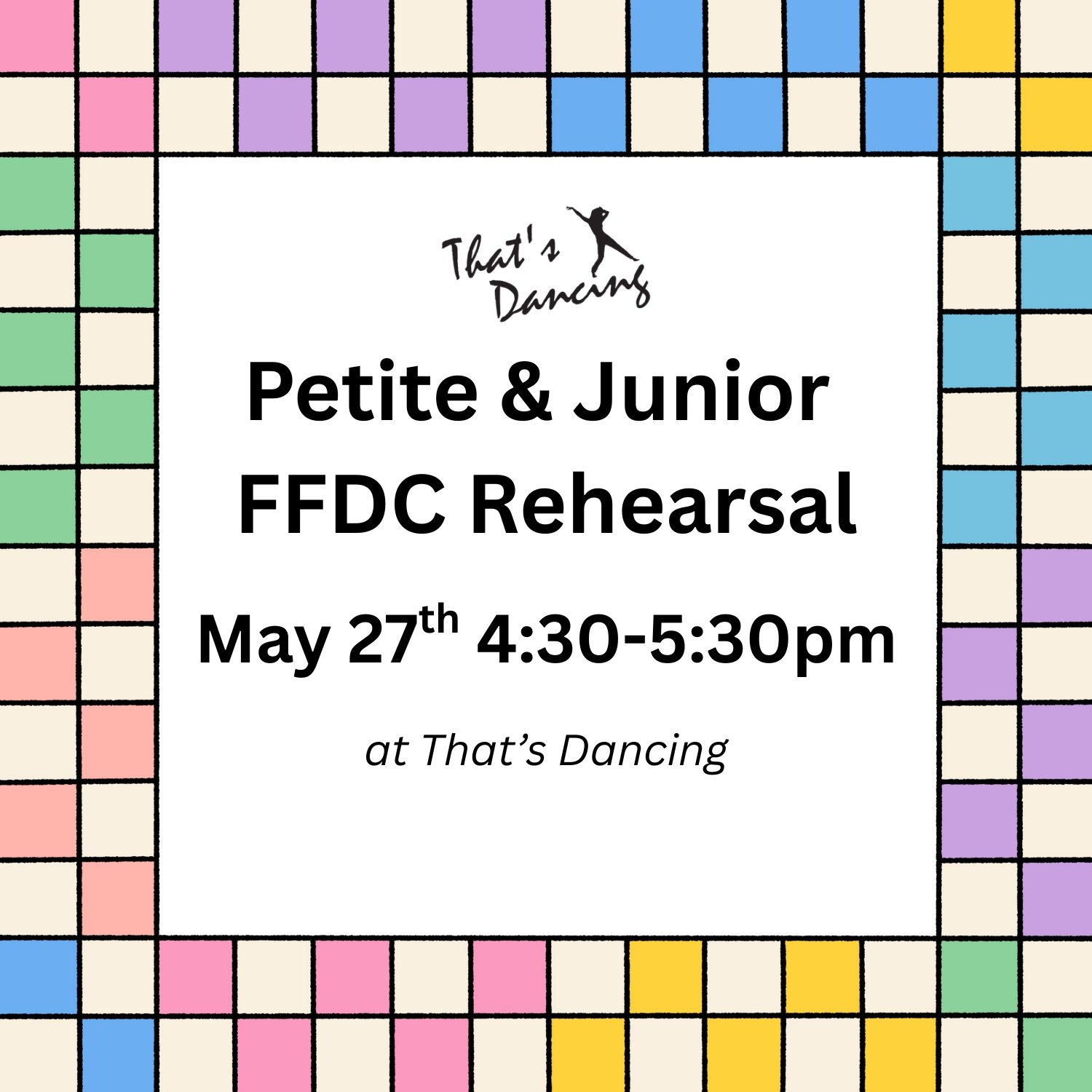 Petite and Junior FFDC Rehearsal