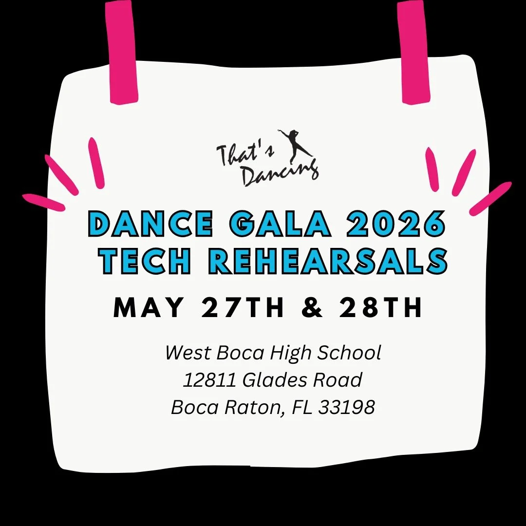 TECH REHEARSAL FOR DANCE GALA 2026
