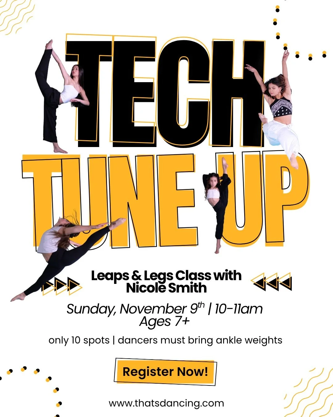 Technique Tune Up - Leaps and Legs