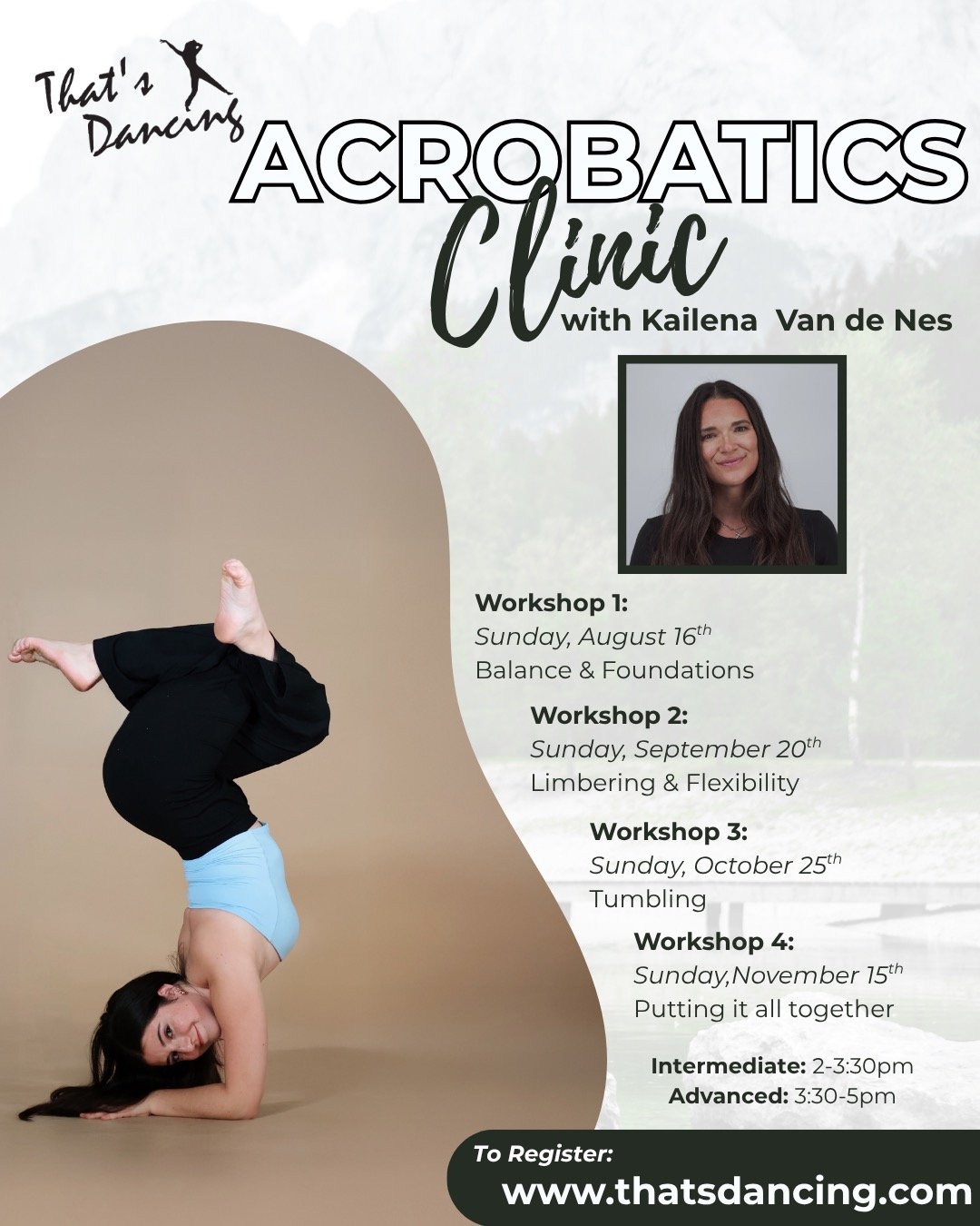 Sunday, August 16 -Workshop 1 • Balance Foundations