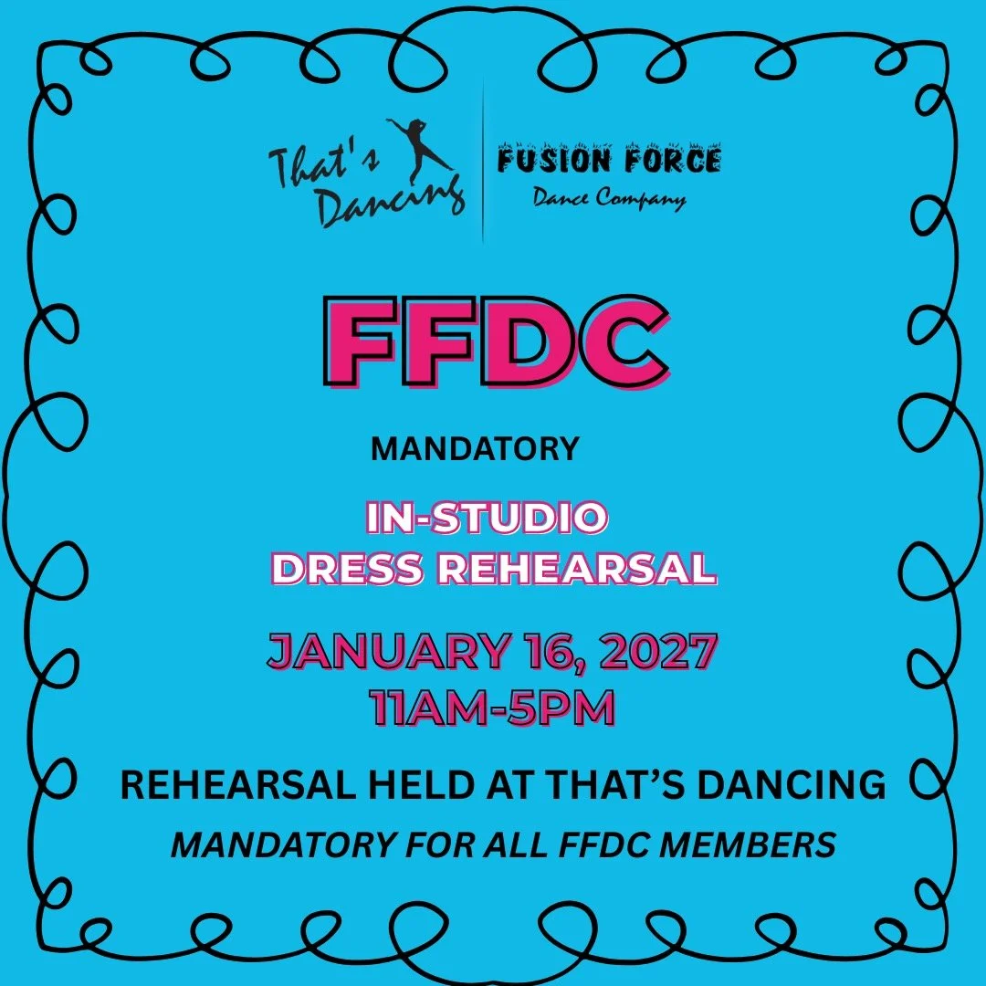 FFDC in Studio Dress Rehearsal