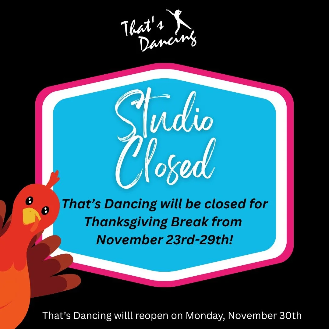Studio Closed / Thanksgiving Break