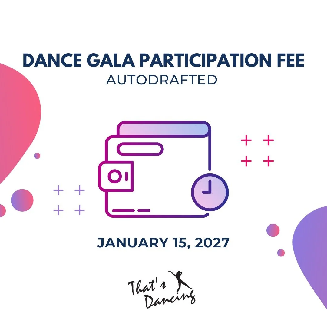 Dance Gala Fee Auto draft