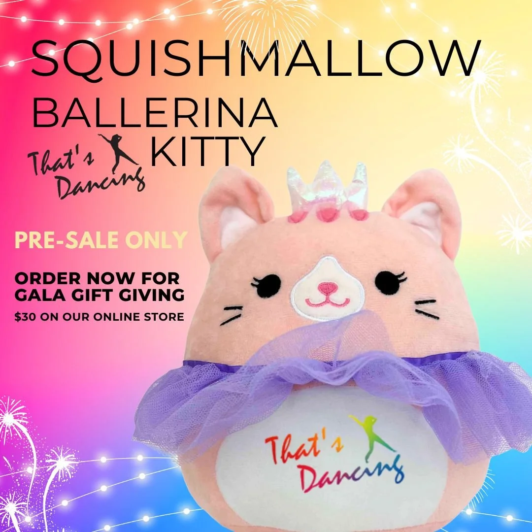 Squishmallow That's Dancing Ballerina Kitty - PRE SALE ONLY - in time for Gala 2026 Gift Giving