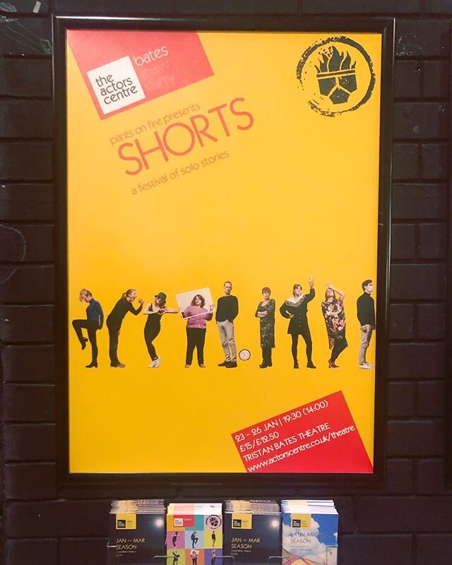 SHORTS is back! Our second show is tonight at 7:30pm, bringing you a new line-up of short solo stories. Final tickets are available online, booking advised to avoid disappointment (link in bio), SEE YOU THERE! 🔥 .
.
.

#pantsonfiretheatre #shortsfes