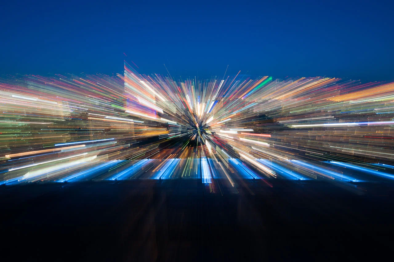 Settings — 5 seconds, f/11, ISO 200 — Zoom Blur