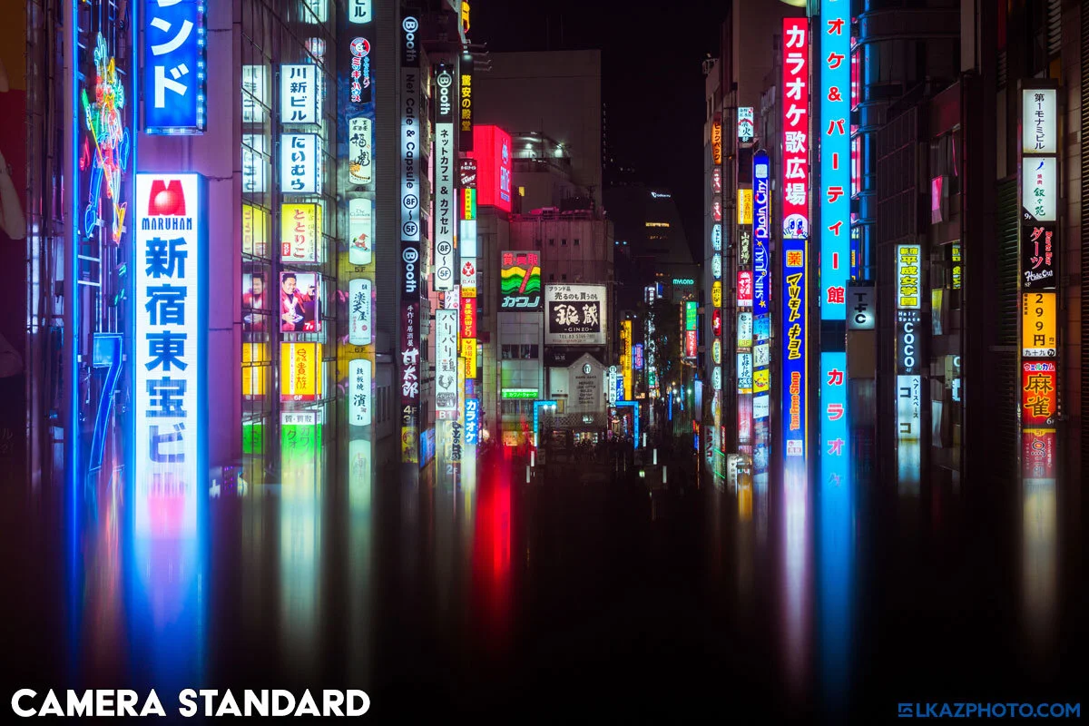 Perfect saturation in the reds and blues.