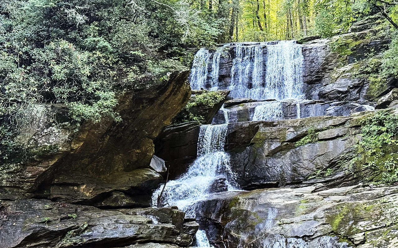 Little Bradley Falls, Green River Gameland, Saluda NC