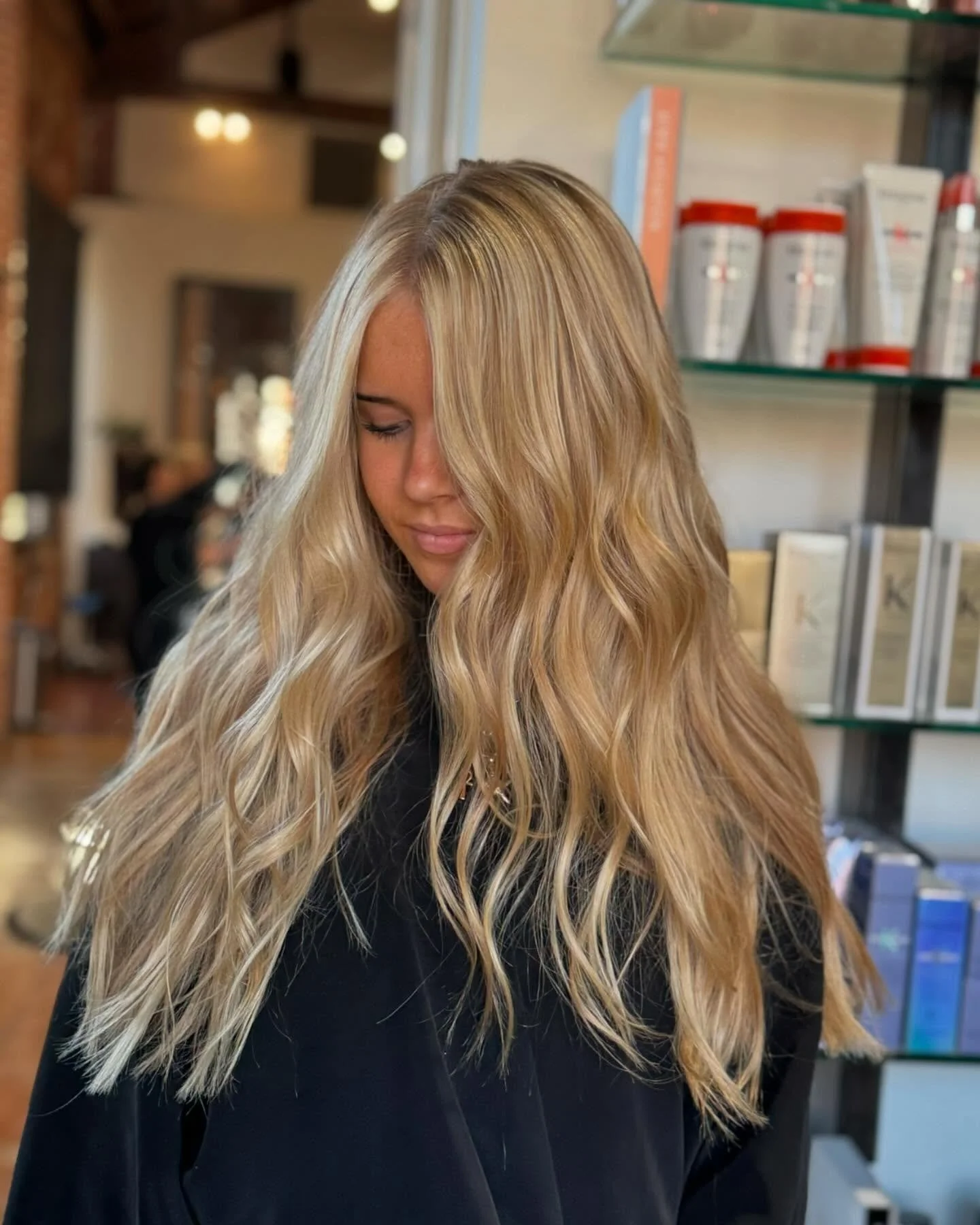 Balayage blond just hits different ✨  #balayage #handpaintedhair #hairpainting #sandiegobalayagespecialist