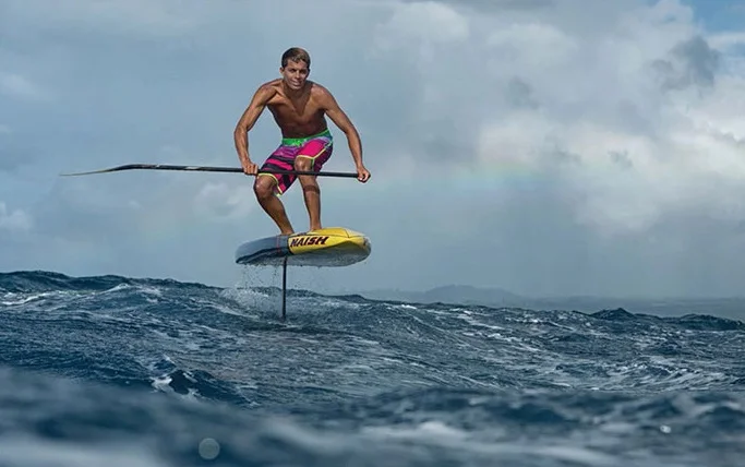 In the Hawaiian language Kai means ocean, and Kai Lenny certainly lives up to his name. Born on Maui to parents who loved to surf and windsurf, Kai has grown up at the beach. Kai learned how to surf at the age of 4, windsurf at 6, stand up surf at 7 and kite surf at 9. Learning how to do these sports all happened naturally, and from it grew his love affair with the ocean and the waves Website Instagram Facebook