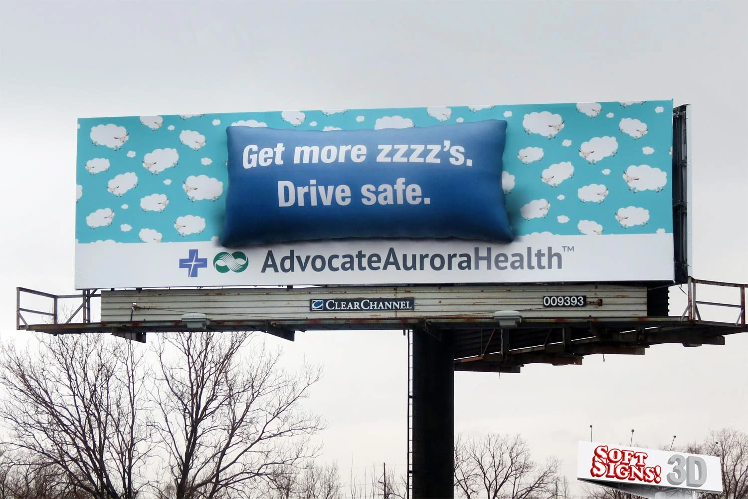 Soft Signs 3D Pillow 14x48