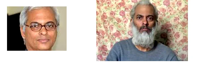 Father Tom Ushannalil, earlier picture (l), latest (R)