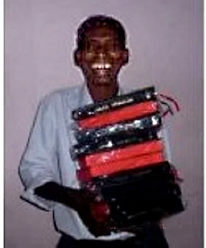 Venkatesan receives Bibles for further distribution