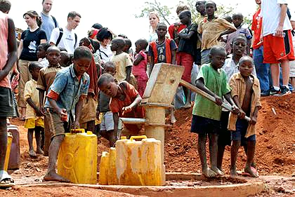Uganda children safe in a Christian mission. Children are also persecuted for their faith.