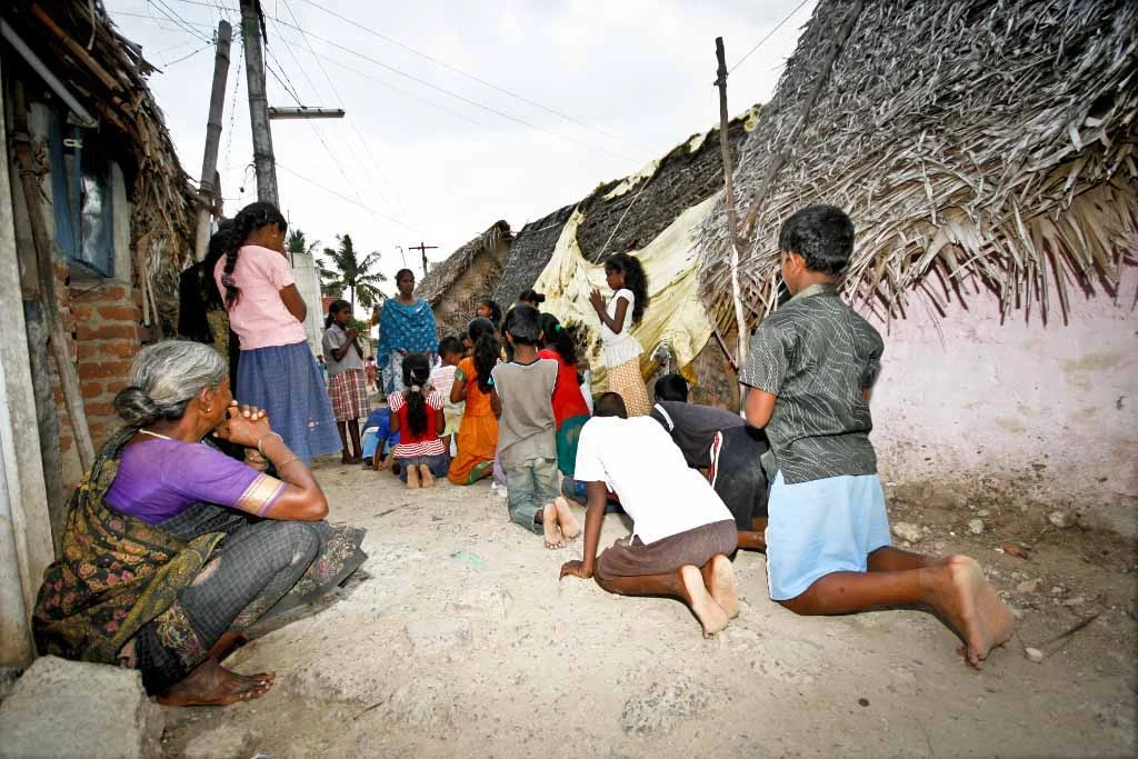 Prayer in the street