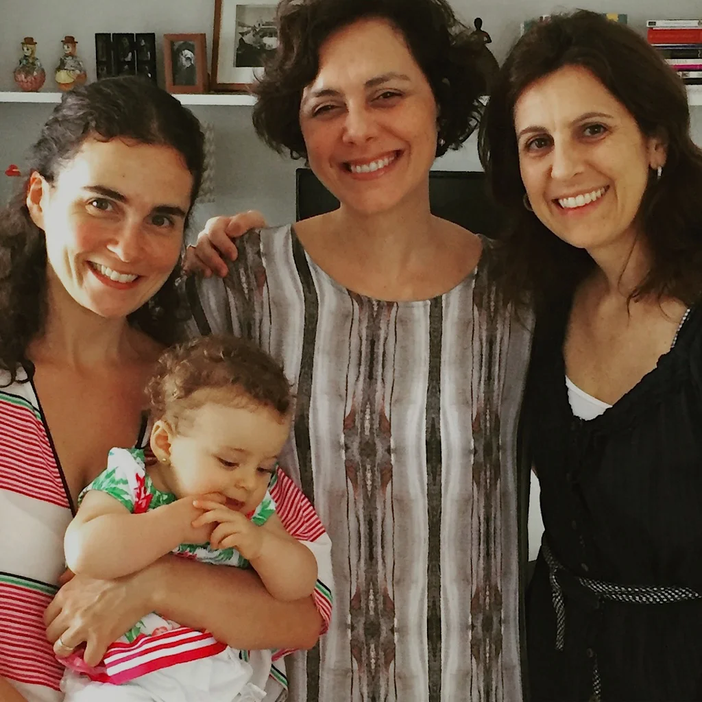 Mari, eu, Ana e a pequena Sophia