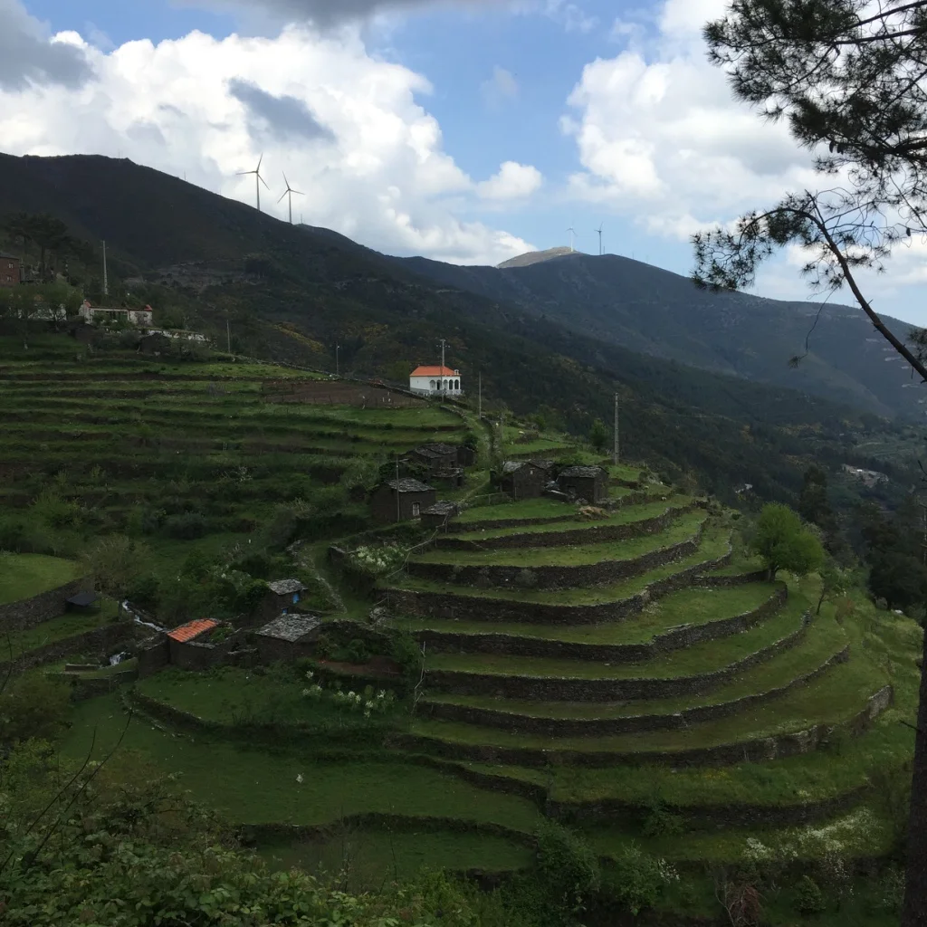 Terraços na aldeia de Piódão