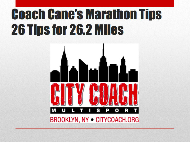 26 Tips for 26.2 Miles
