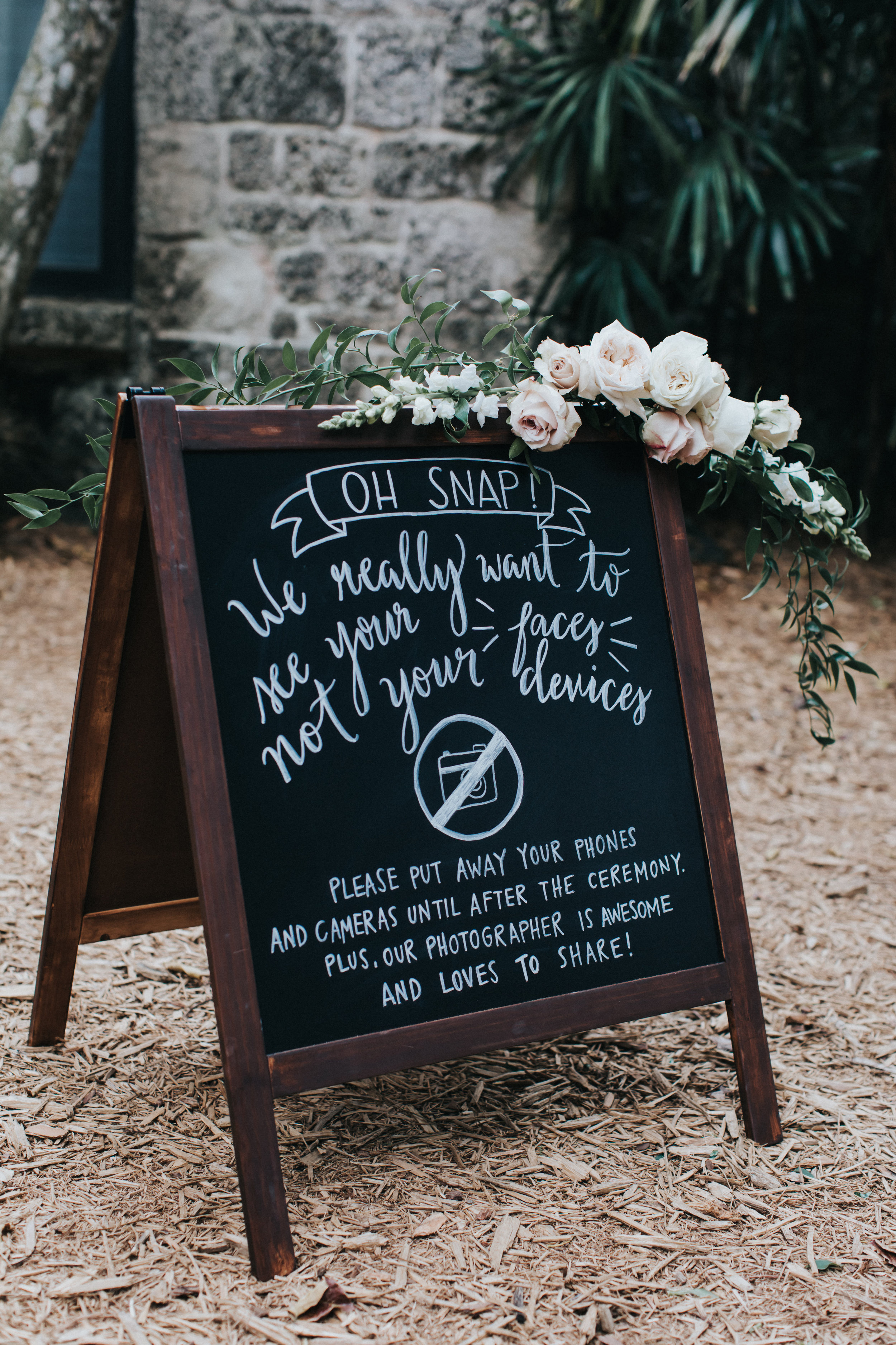 DIY Chalkboard sign