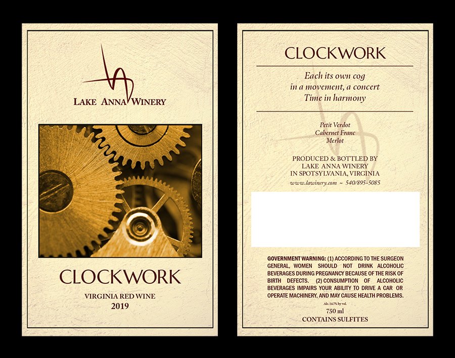 Clockwork Wine Label