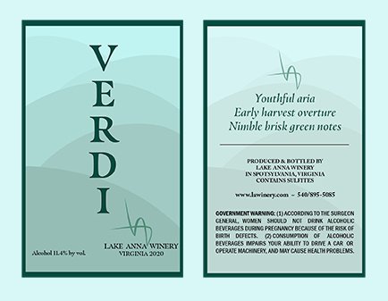Verdi Wine Label